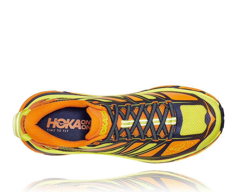 Trail Shoes Mens - Hoka One One Mafate Speed 2 - Light Gold/Rose - OVLWXTR-71